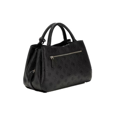 Borsa donna due manici con tracolla Guess Phoebe Black