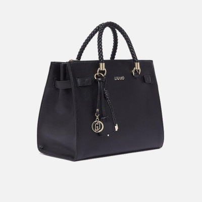 Borsa donna due manici con tracolla Liu Jo Manh Nero