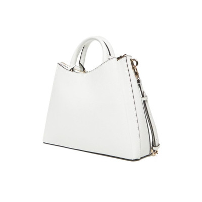 Borsa donna due manici Eco Jazl Ynn Guess HWEZG952306-White Valigeria-it