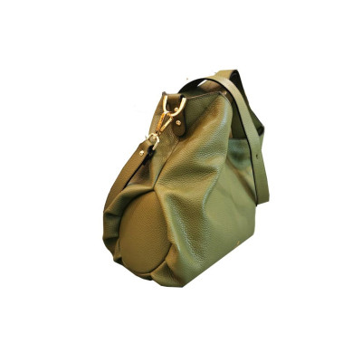 Borsa donna due manici Gaia Cuoieria Fiorentina B000006006230-Militare Valigeria-it