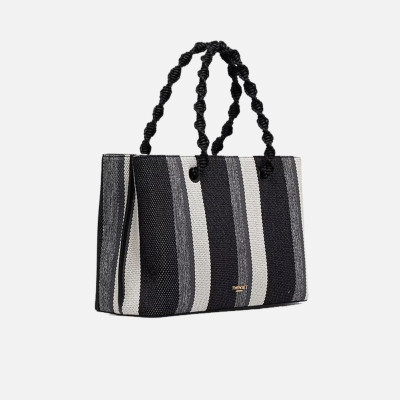 Borsa donna due manici media Twinset Mu. Neve/Grigio Chiaro