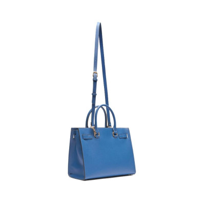 Borsa donna due manici quadrata Halona Liu Jo AA5149E0087X0682-Dust Blue Valigeria-it 