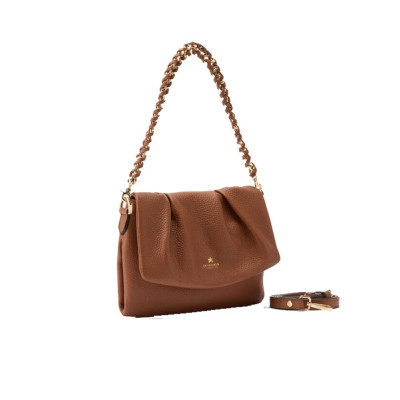 Borsa donna a mano piccola Cuoieria Fiorentina Charlotte Caramel