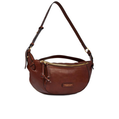 Borsa donna marsupio Bum Bag chiusura zip The Bridge Icons Marrone/Oro