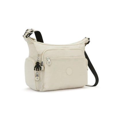 Borsa Donna Sacca Gabbie Kipling Light Sand  Valigeria.it