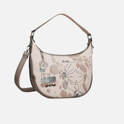 Borsa donna sacca media Anekke Olympia Multicolor