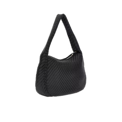 Borsa donna sacca media Francy Guess HWWG9530020-Black Valigeria-it 