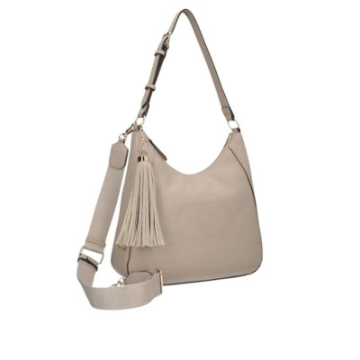 Borsa donna sacca media con doppia tracolla Liu Jo Samiana Neutro