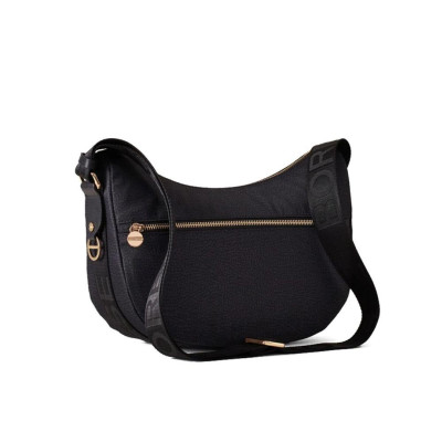 Borsa Donna Sacca Mini Borbonese Dark Black  Valigeria.it