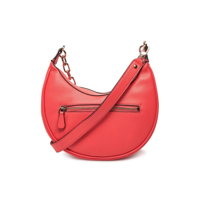 Borsa donna sacca piccola con catena Circe Guess HWBG9642010-Coral Red Valigeria-it