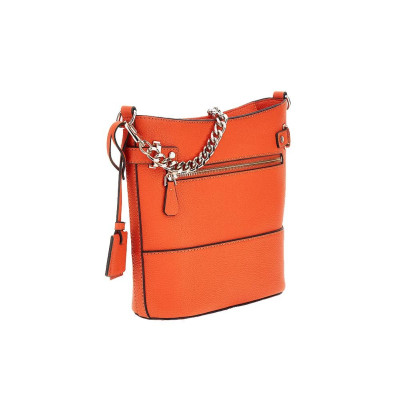 Borsa donna secchiello piccolo Silvye Guess HWBG9527040-Orange Valigeria-it