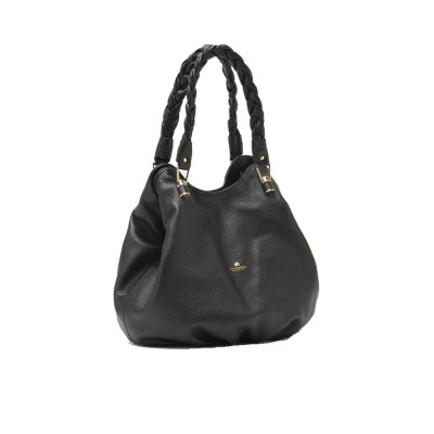 Borsa donna shoppinf media Cuoieria Fiorentina B000001812230-Nero Valigeria-it