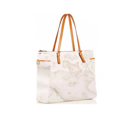 Borsa Donna Shopping Alviero Martini 1^Classe Geo White CE00161880900  Valigeria.it