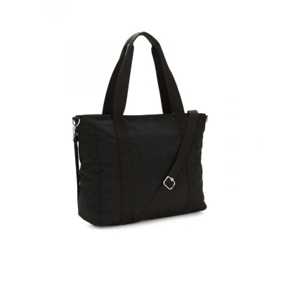 Borsa Donna Shopping Asseni Kipling Black  Valigeria.it