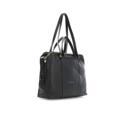 Borsa Donna Shopping Circle Piquadro Nero  Valigeria.it