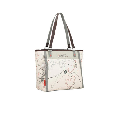 Borsa donna shopping grande Alma Anekke 40762047-Multicolor Valigeria-it