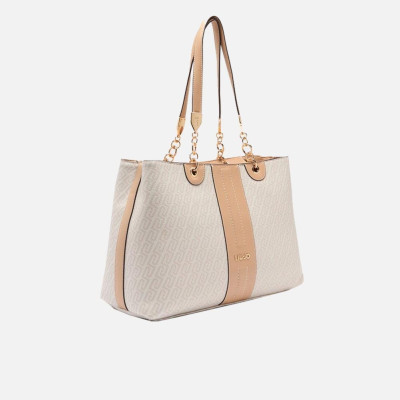 Borsa donna shopping media Liu Jo Ematite Naturale/Dr. Cipria