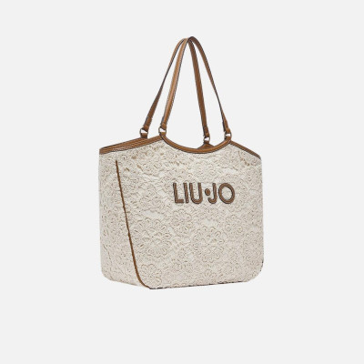 Borsa donna shopping Liu Jo Ferielle Cream