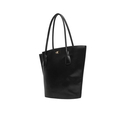 Borsa donna shopping media con manico corto Calvin Klein Black