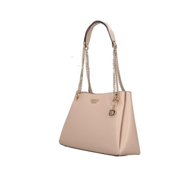 Borsa Donna Shopping Media Eliette Guess Light Beige  Valigeria.it
