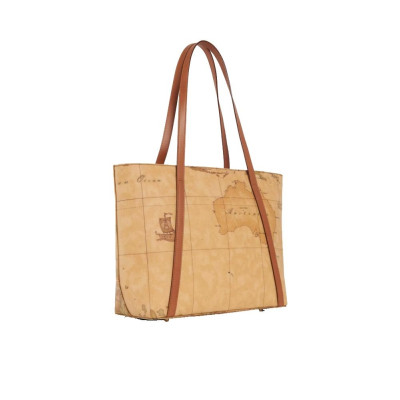 Borsa Donna Shopping Media Geo Classic Alviero Martini Naturale  Valigeria.it