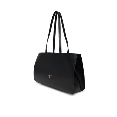 Borsa donna shopping media Patrizia Pepe Winter Black