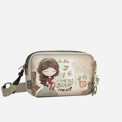 Borsa donna tracolla con zip sopra Anekke Muse Multicolor