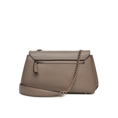 Borsa donna tracolla con catenella Lorelei Guess dark Taupe Valigeria-it