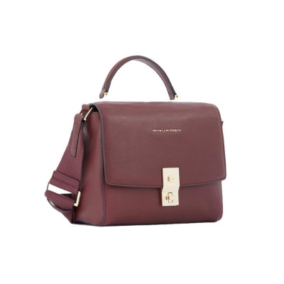 Borsa Donna Tracolla con Patta Dafne Piquadro Bordeaux  Valigeria.it