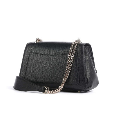 Borsa donna tracolla con patta Guess Rosalba Black