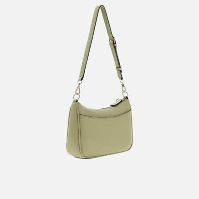 Borsa donna tracolla con zip sopra Guess Isola Sage