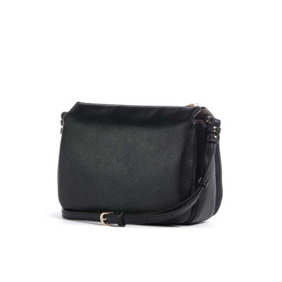 Borsa donna tracolla con zip sopra Liu Jo Caliwen Nero