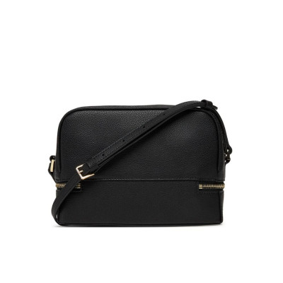 Borsa donna tracolla con zip sopra e sotto Patrizia Pepe Black
