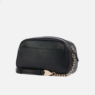 Borsa donna tracolla con zip superiore Liu Jo Ematite Nero