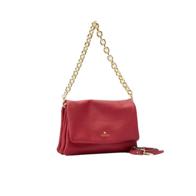 Borsa donna tracolla con patta Cuoieria Fiorentina Patty Cherry