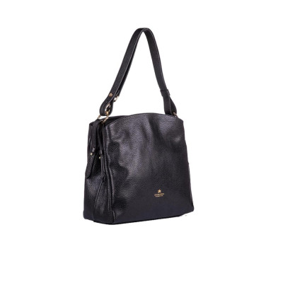 Borsa donna tracolla grande Cuoieria Fiorentina Velvet Nero