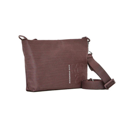 Borsa donna tracolla con zip sopra Mandarina Duck MD 20 Grape
