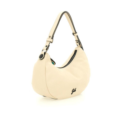 Borsa donna tracolla mezzaluna media Maite Gabs G010560T2X2428C2006 Ecrù Valigeria-it