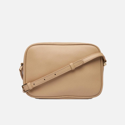 Borsa donna tracolla con zip sopra Patrizia Pepe Warm Skin