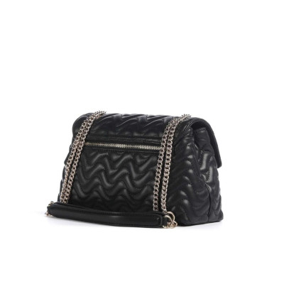 Borsa donna tracolla con patta piccola Guess Melisandra Black