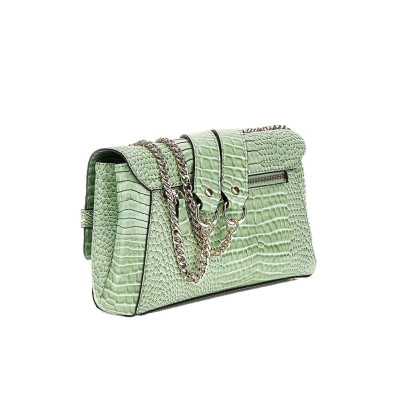 Borsa donna tracolla rettangolare Silvye Guess HWCG9527210-Mint Valigeria-it