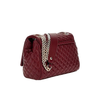 Borsa donna tracolla Rianee Guess HWEQG954121-Claret Valigeria-it