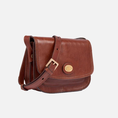 Borsa donna tracolla a scomparti small size The Bridge Story Donna Marrone/Oro