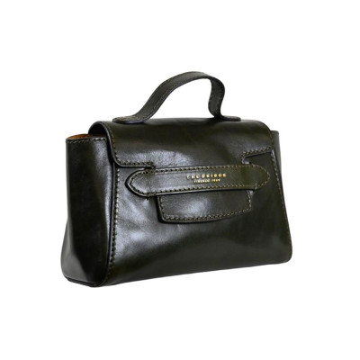 Borsa donna tracolla con patta The Bridge Lucrezia Tirolo/Oro