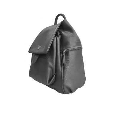 Borsa Donna Zainetto con Patta Dolly Bruno Rossi Nero  Valigeria.it