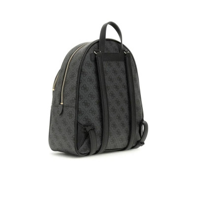 Borsa donna zainetto chiusura zip stondato grande Guess Manhattan Coal Logo