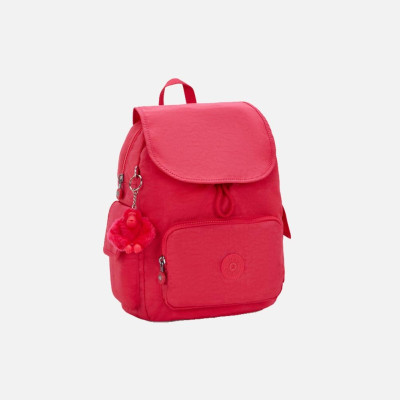 Borsa donna zainetto chiusura con patta Kipling City Pack S Resort Pink