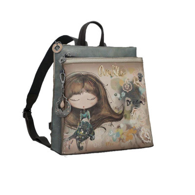 Borsa donna zainetto quadrato media Anekke Real Multicolor