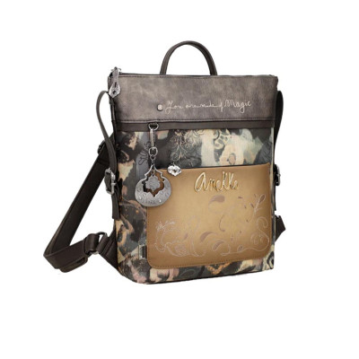 Borsa donna zainetto quadrato medio mochila Anekke Multicolor