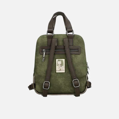 Borsa donna zainetto chiusura zip stondato con zip davanti Anekke Amphora Multicolor